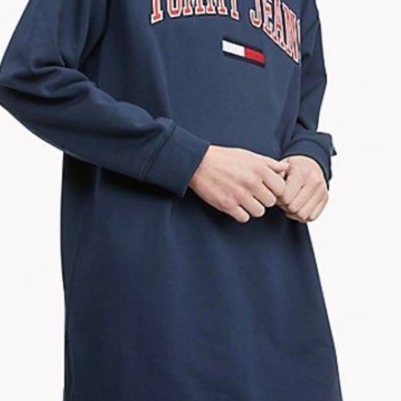 Tommy Jeans Navy Sweatshirt Dress, Women’s Sz XS/TP - Picture 2 of 10